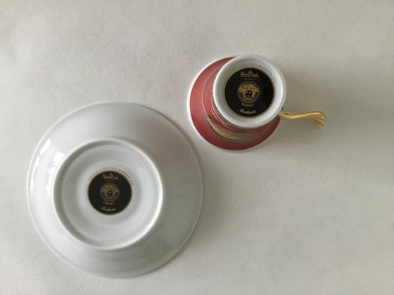 Image 1 of Rosental Versace Medusa Espresso/Mocha  Cup & Saucer