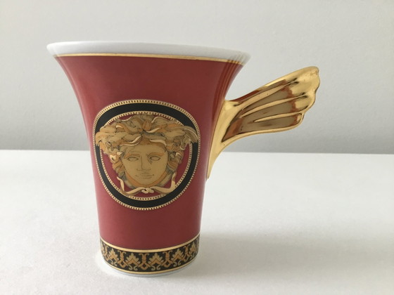 Image 1 of Rosental Versace Medusa Espresso/Mocha  Cup & Saucer