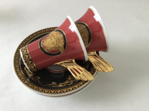 Rosental Versace Medusa Espresso/Mocha  Cup & Saucer