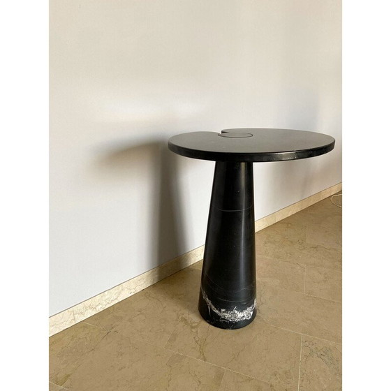 Image 1 of Vintage Marquina marble side table for Skipper, Italy 1970