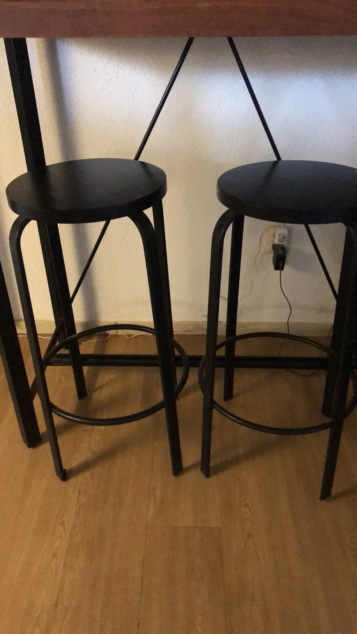 2X Ondarreta Chico Stools, Black