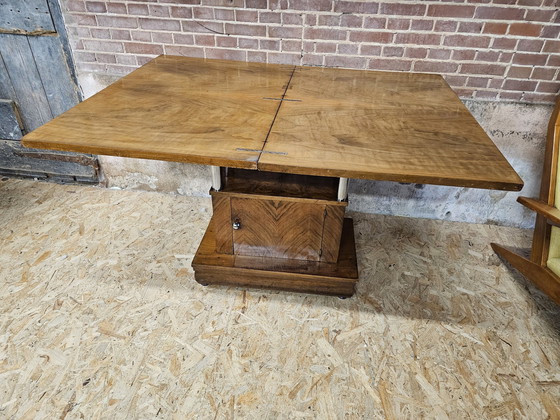 Image 1 of Art Deco Beverage Table Side Table 1930s