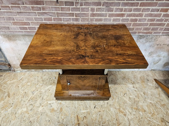 Image 1 of Art Deco Beverage Table Side Table 1930s