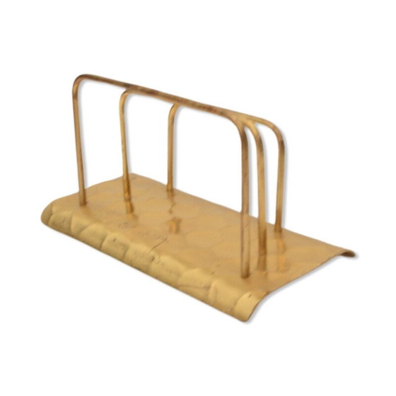 Image 1 of Portalettere vintage in ottone, Belgio 1950