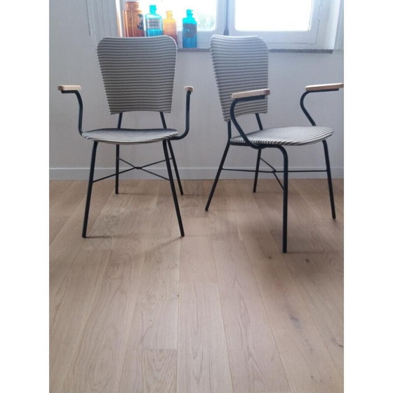 Image 1 of Pair of 2 vintage arm chairs, 1950s