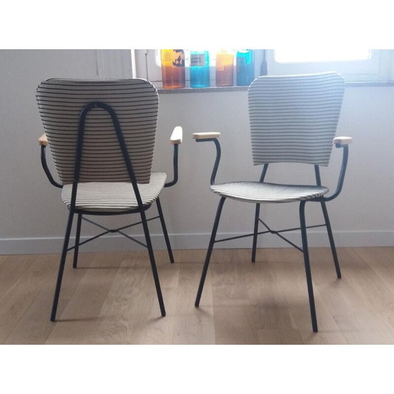 Image 1 of Pair of 2 vintage arm chairs, 1950s