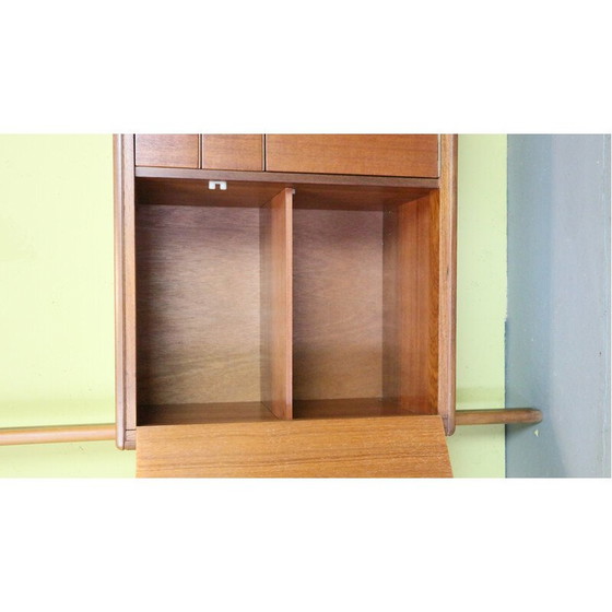 Image 1 of Vintage wooden wall unit by William Watting for Fristho, Netherlands 1960