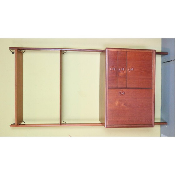 Image 1 of Vintage wooden wall unit by William Watting for Fristho, Netherlands 1960
