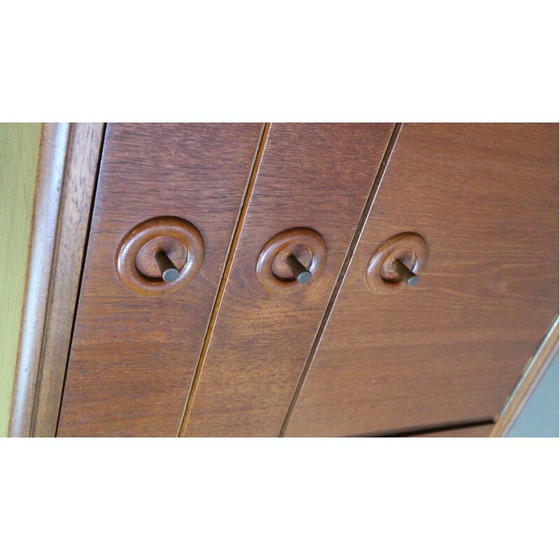 Image 1 of Vintage wooden wall unit by William Watting for Fristho, Netherlands 1960