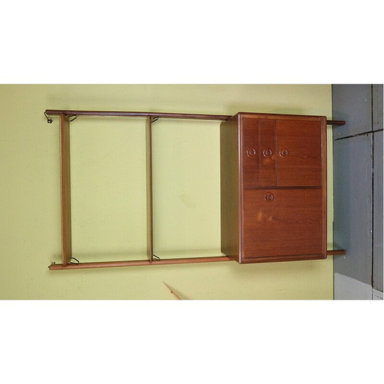 Image 1 of Vintage wooden wall unit by William Watting for Fristho, Netherlands 1960