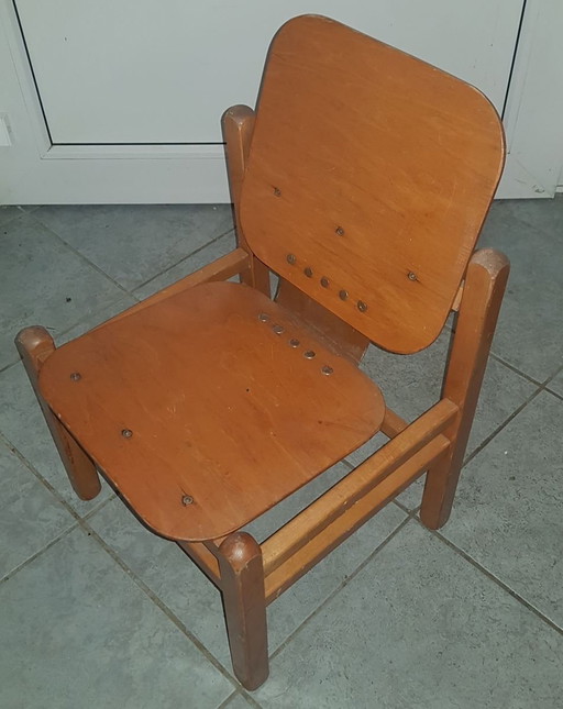 Ddr Heidi High Children'S Chair By Hans Brockhage, 1960S