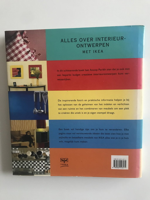 Vintage Table Book Ikea "All About Interior Design" Year 1995.