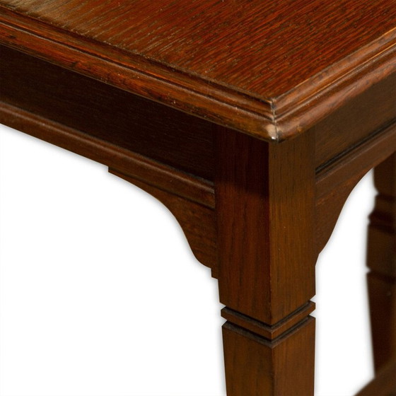 Image 1 of Tavolino d'epoca in stile secessionista in legno di quercia, Austria-Ungheria, 1915