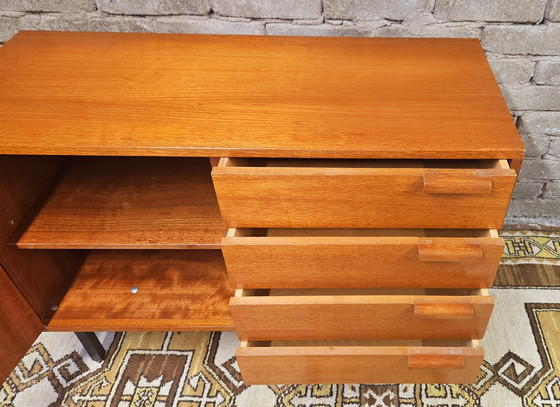 Image 1 of Small 1-door 4-drawer sideboard 1960