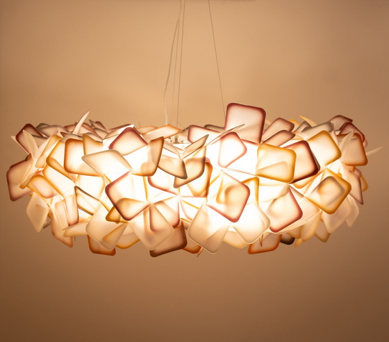 Image 1 of Beautiful Pair of Large Ceiling Lamps ''Model "Clizia" Made By Slamp