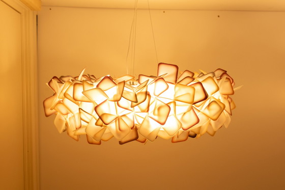 Image 1 of Beautiful Pair of Large Ceiling Lamps ''Model "Clizia" Made By Slamp