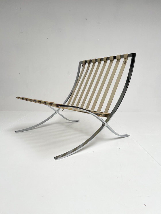 Image 1 of Chaise Barcelona par Casprini, 1980's