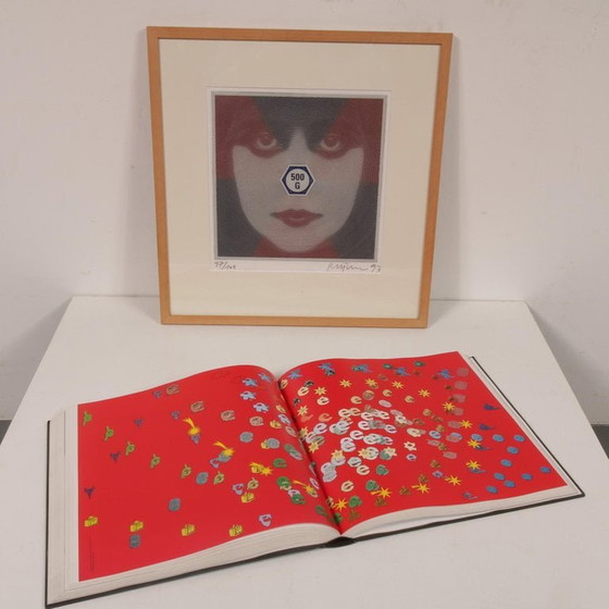 Image 1 of Roger Pfund "Weight and See" Art Book and Silk Screen, Germany, 1993