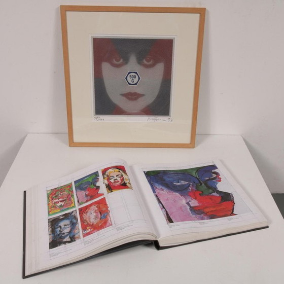 Image 1 of Roger Pfund "Weight and See" Art Book and Silk Screen, Germany, 1993