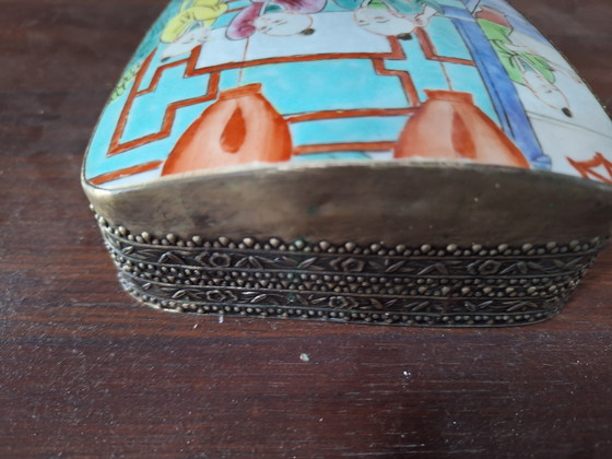 Image 1 of Antique Silver Chinese Box