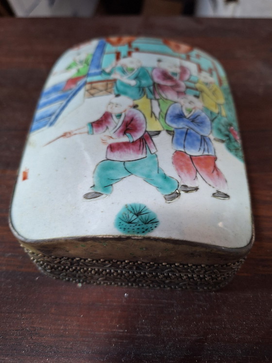 Image 1 of Antique Silver Chinese Box