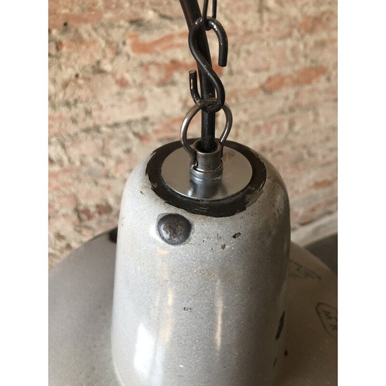 Image 1 of Industrial Factory Ceiling Lamp from Wikasy A23, 1950s