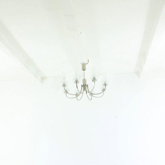 Image 1 of Lampadario in cristallo a otto braccia - anni '60