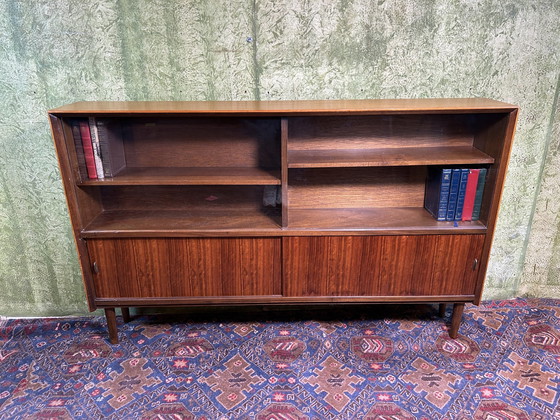 Image 1 of Mid century retro vintage teak bookcase 1960