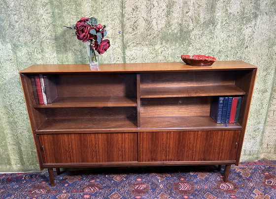 Image 1 of Mid century retro vintage teak bookcase 1960