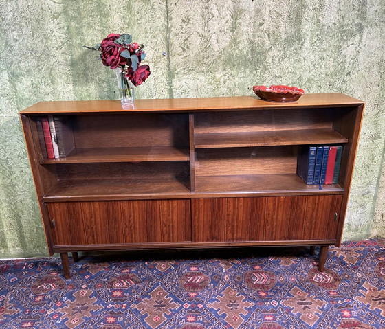 Image 1 of Mid century retro vintage teak bookcase 1960