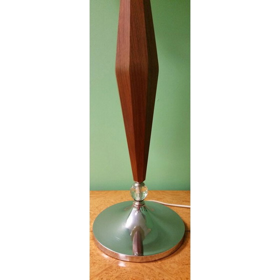 Image 1 of Mid-century table lamp in teak - 1960s