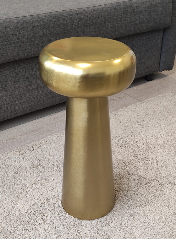 Image 1 of Gold Side Table