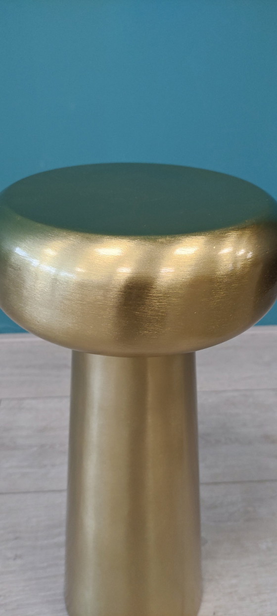 Image 1 of Gold Side Table