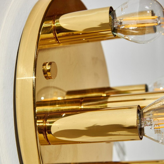 Image 1 of Lampada da parete vintage in ottone di Sölken Leuchten, anni '70