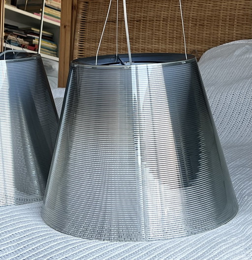 2x Flos Ktribe S2 Pendant Lamps - Design Philippe Starck