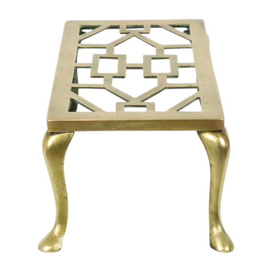 Image 1 of Art Deco Brass Coaster