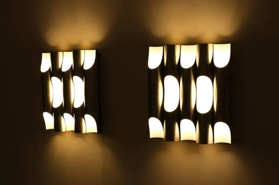 Image 1 of 6x Raak Space Age Wall Lamps