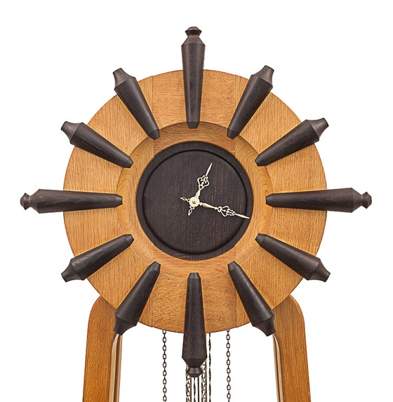 Image 1 of Parquet clock by Guillerme et Chambron