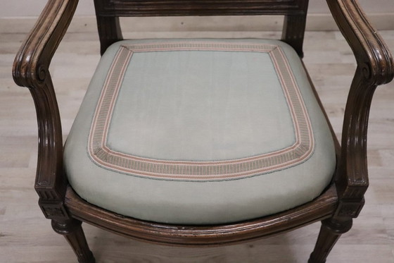 Image 1 of Sillón Luis XVI antiguo de madera