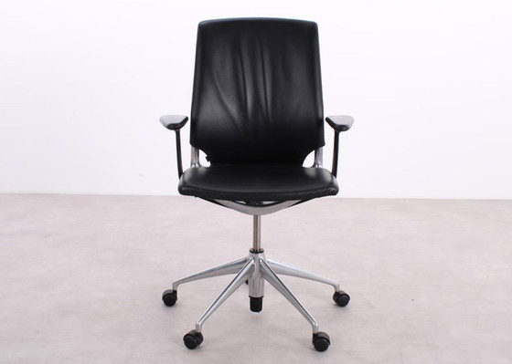 Image 1 of Vitra Meda office chair black leather