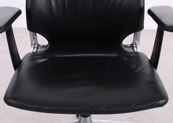 Image 1 of Vitra Meda office chair black leather