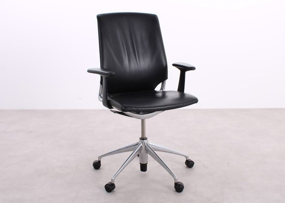 Image 1 of Vitra Meda office chair black leather