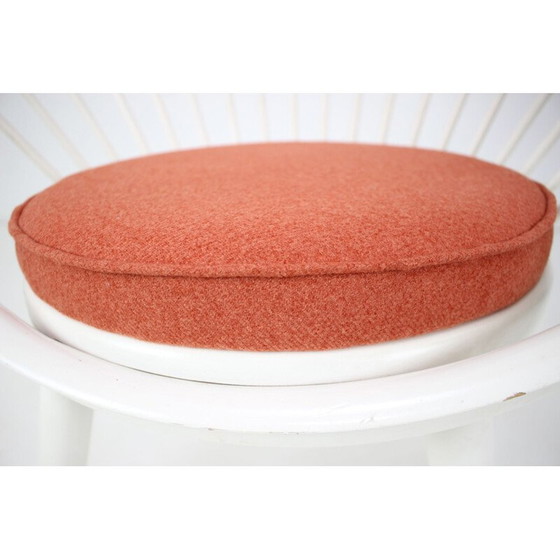 Image 1 of Poltrona tedesca in legno e tessuto di metà secolo, anni '70