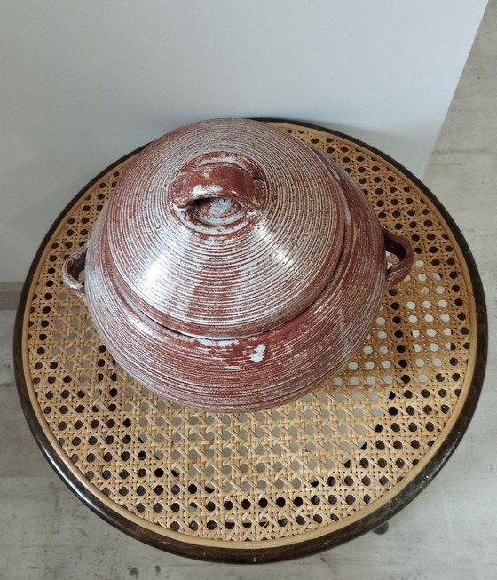 Image 1 of Centrotavola in gres smaltato Biot - Grande pezzo di forma vintage