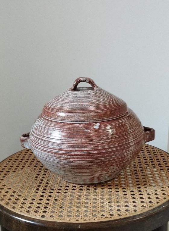 Image 1 of Centrotavola in gres smaltato Biot - Grande pezzo di forma vintage