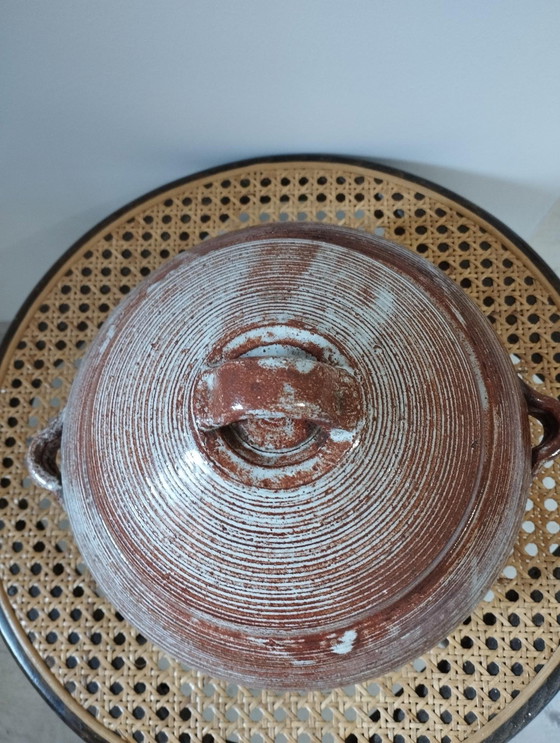 Image 1 of Centrotavola in gres smaltato Biot - Grande pezzo di forma vintage