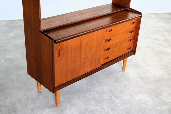 Image 1 of Vintage Teak Secretaire