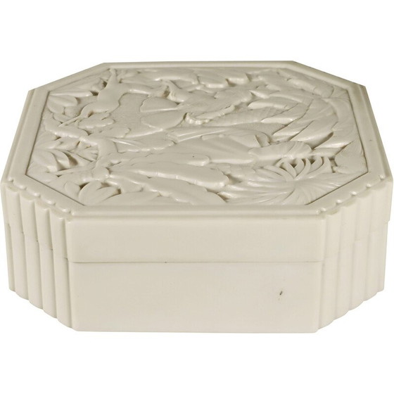 Image 1 of Vintage Art Deco box in bakelite by Fornells, France 1930