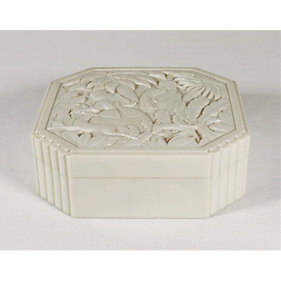 Image 1 of Vintage Art Deco box in bakelite by Fornells, France 1930