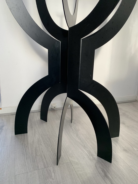 Image 1 of Vintage Xxl Italian Modernist Floor Candelabra